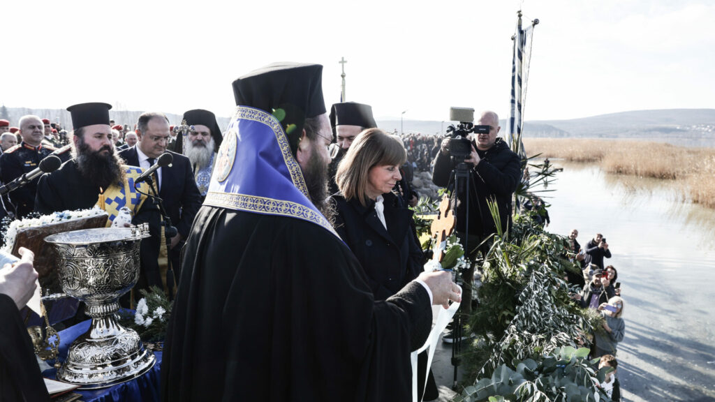 Κατερίνα Σακελλαροπούλου, Πρόεδρος της Δημοκρατίας, Κιλκις, Θεοφανια